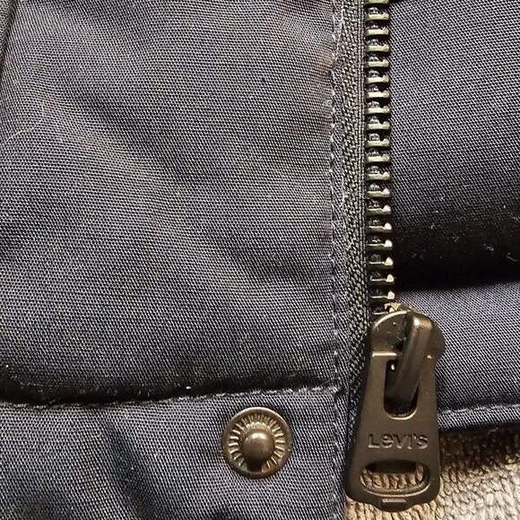 Levis Men's Size L Lined Woodsman Jacket Front Zip & Snap-Never Worn - Picture 12 of 12